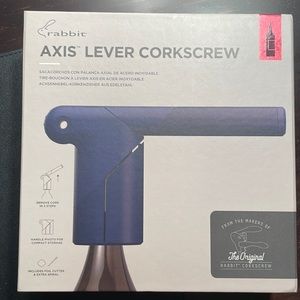 Free Gift ⭐️ RABBIT Axis Lever Corkscrew NWT